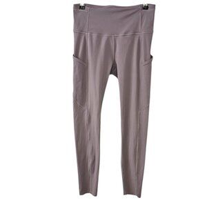 Lululemon Fast & Free 7/8 Tight II *Non-Reflective Nulux 25", Pale Purple, Sz 6